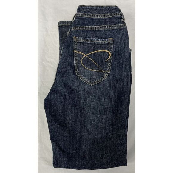 Chico's Women's Platinum Denim Quartz Jeans Blue Size 0 Short Straight Leg - Picture 10 of 16